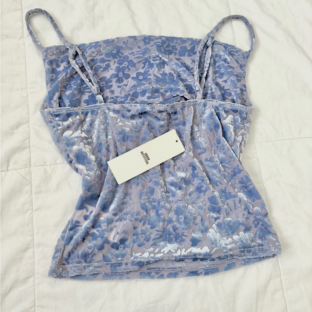 Urban Outfitters Velvel Burnout Cowel Tank - Picture 3 of 4